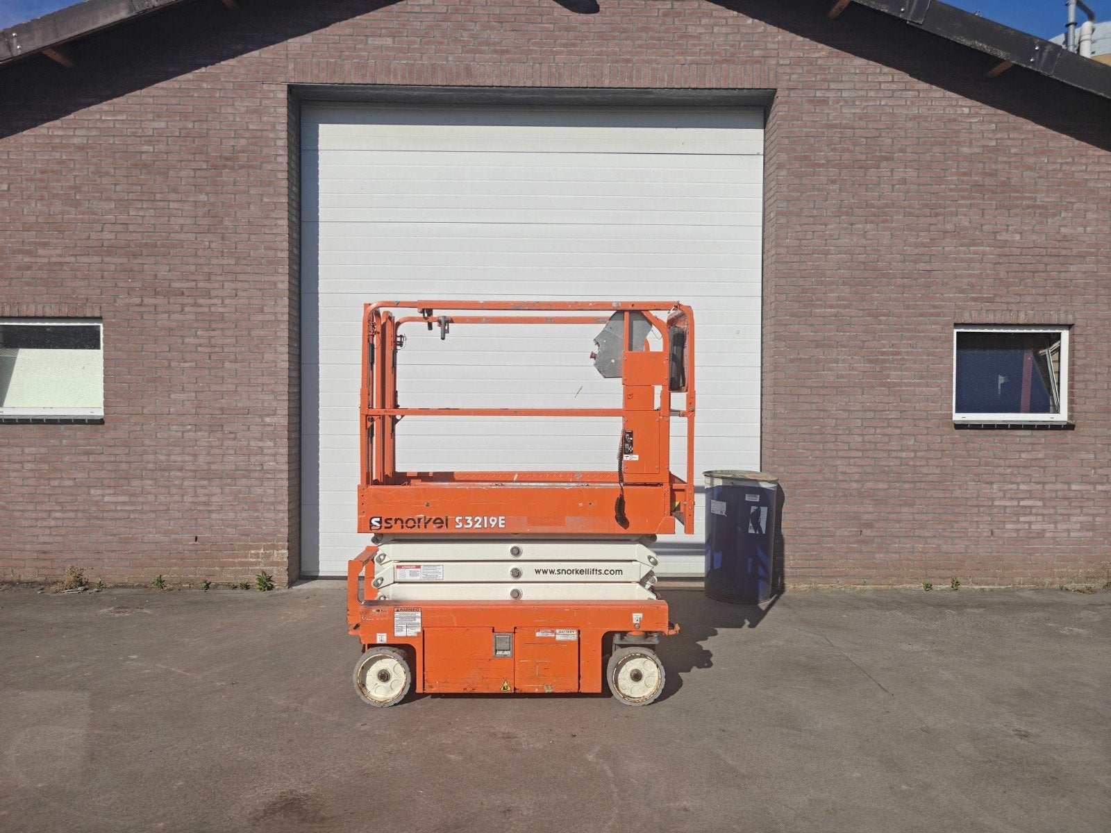 Snorkel S3219E schaarlift hoogwerker 8 meter, Ophalen of Verzenden, Wit, 200 cm of meer, 200 cm of meer