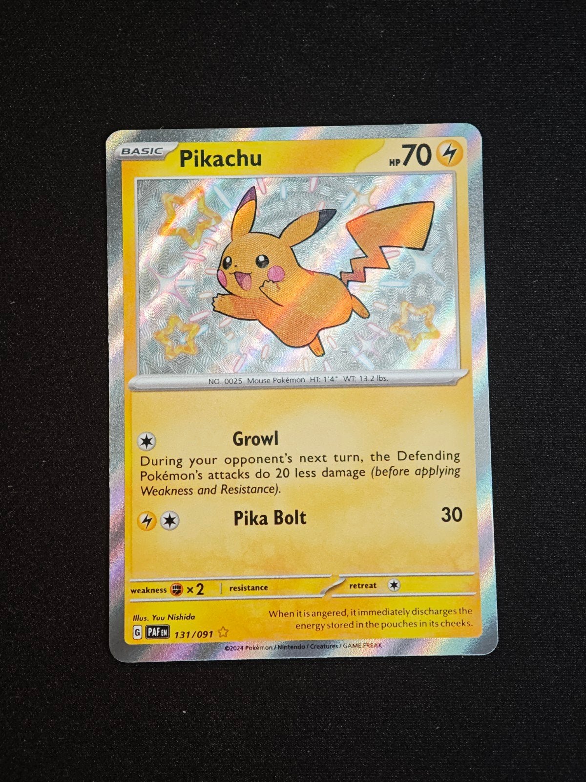 Pikachu 131 shiny, Hobby en Vrije tijd, Verzamelkaartspellen | Pokémon, Ophalen of Verzenden, Zo goed als nieuw