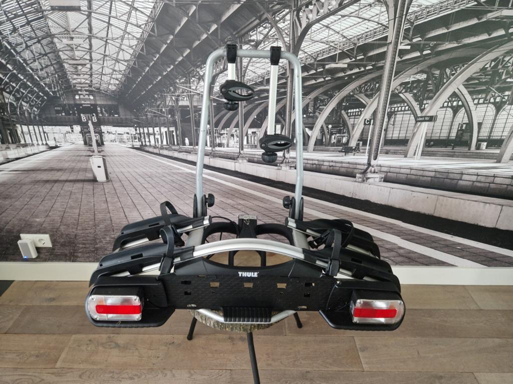 Thule EuroWay 921 Kantelbare Fietsendrager voor 2 fietsen, Auto diversen, Fietsendragers, Ophalen, Brede banden, Zo goed als nieuw