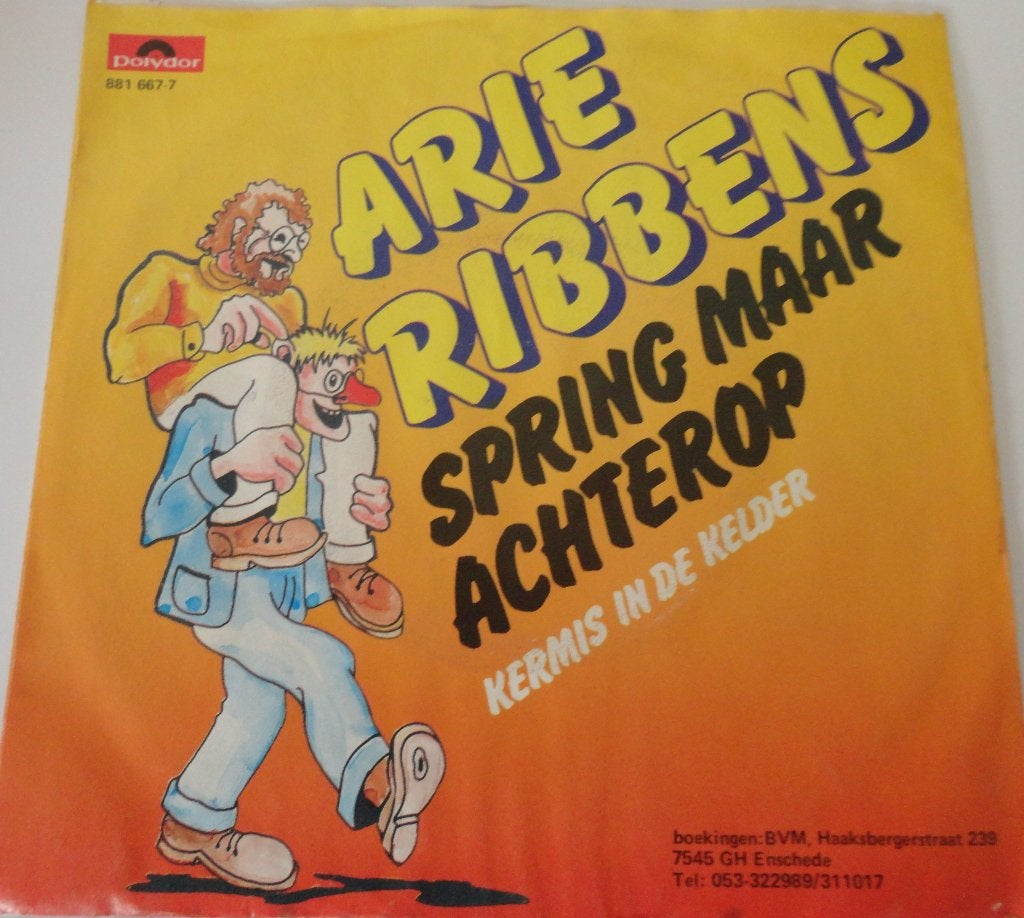 Arie Ribbens > Spring maar achterop, Cd's en Dvd's, Vinyl Singles, Ophalen of Verzenden, Gebruikt, 7 inch, Nederlandstalig