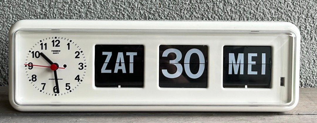 Dementie klok model BQ-38, Ophalen, Zo goed als nieuw, Wandklok