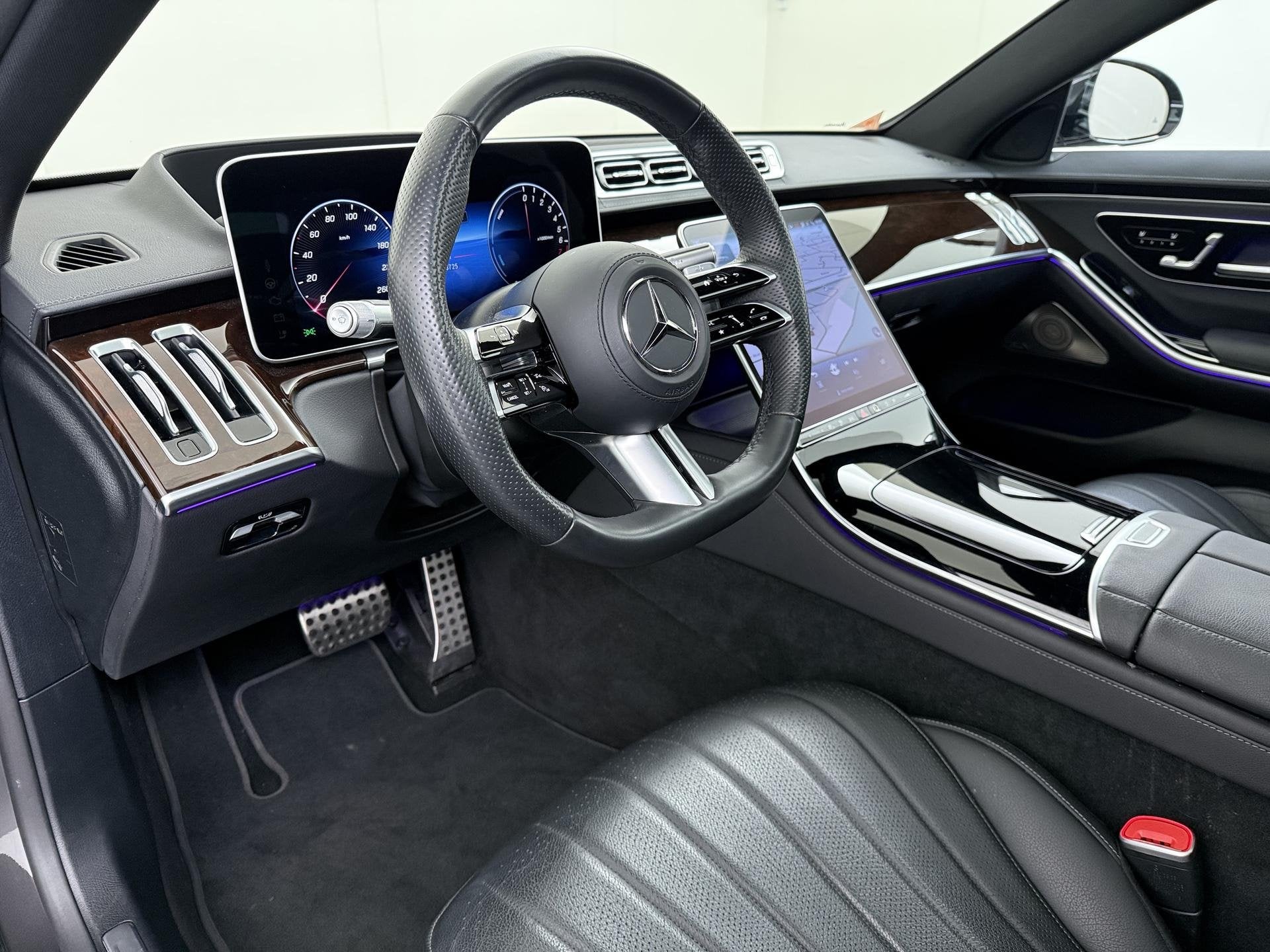Mercedes-Benz S-klasse 450 e AMG Lang | Panorama - Schuifdak, Automaat, Dealer onderhouden, Achterwielaandrijving, Bedrijf