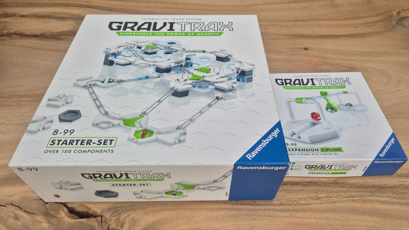 GraviTrax Starter Set + Zipline uitbreiding, Ophalen of Verzenden, Zo goed als nieuw, Bouwen