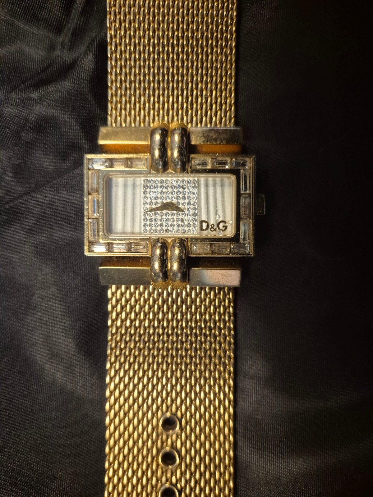 D&G (Dolce en Cabbana Loom DW0332) Dames horloge, Overige materialen, Polshorloge, Overige materialen, Ophalen of Verzenden