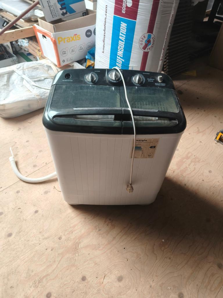 Compacte camping wasmachine, ideaal voor onderweg, Witgoed en Apparatuur, Wasmachines, Ophalen, Minder dan 85 cm, Minder dan 4 kg