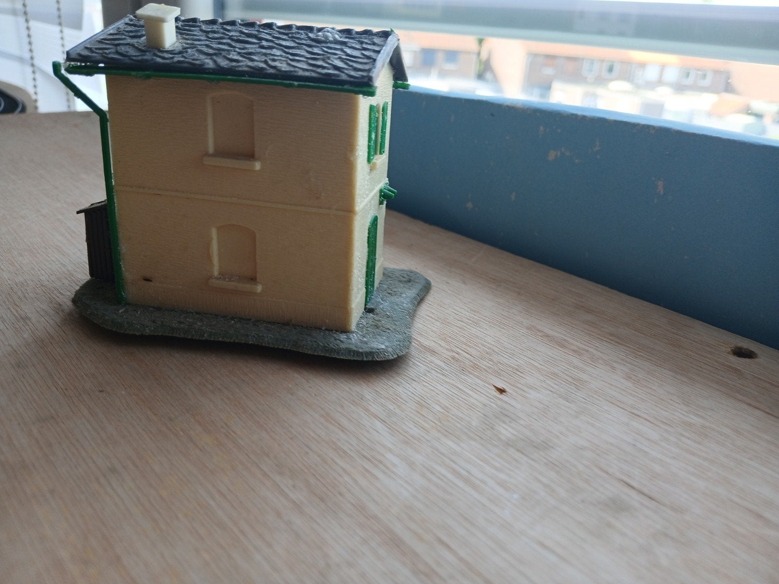 2 huisjes en tankstation voor spoorbaan n spoorbaan, Hobby en Vrije tijd, Modeltreinen | N-Spoor, Ophalen of Verzenden