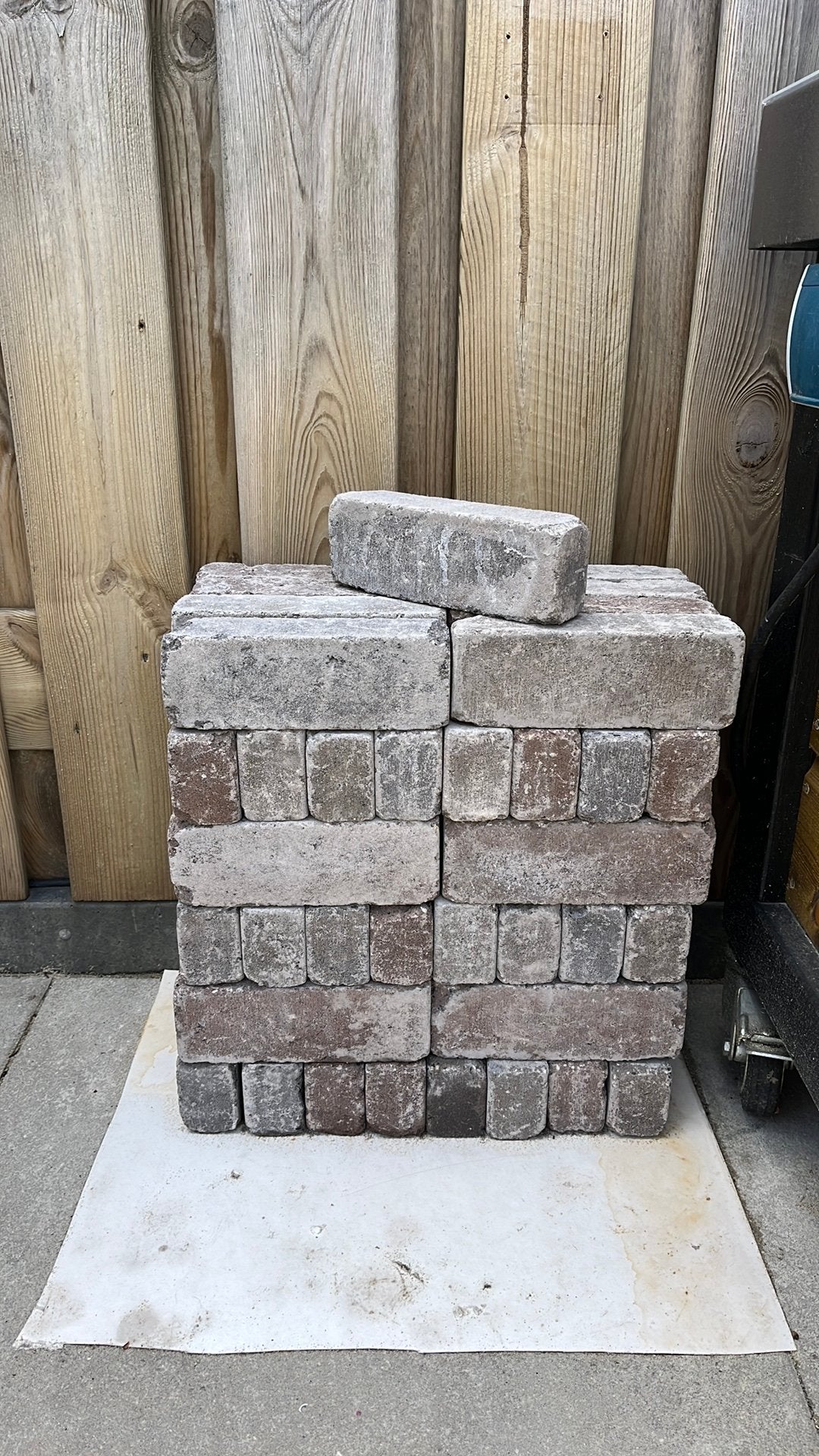 50 st Abbeystones 20x5x7 cm montecassino, Ophalen, Nieuw, Beton, Klinkers