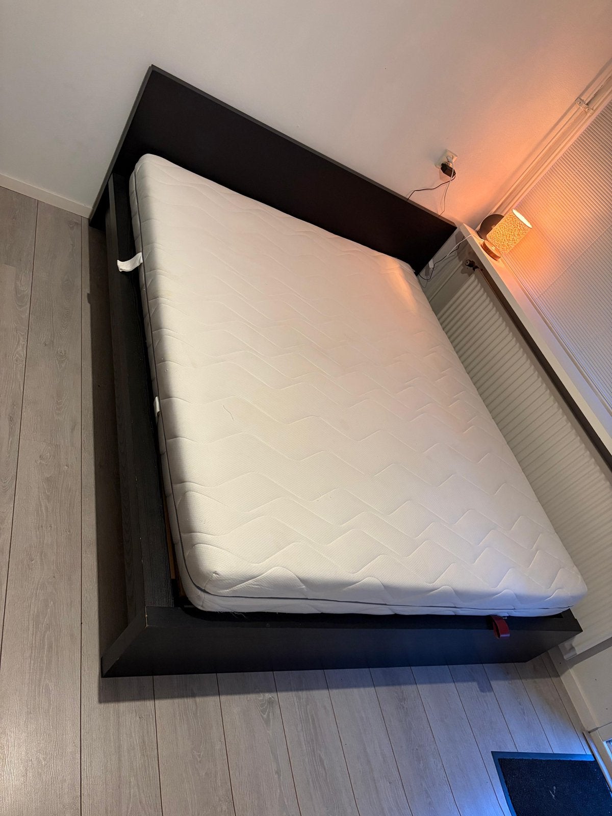 IKEA MALM bed 160x200 met elektrische bodems, Ophalen, Zo goed als nieuw, Tweepersoons, 160 cm