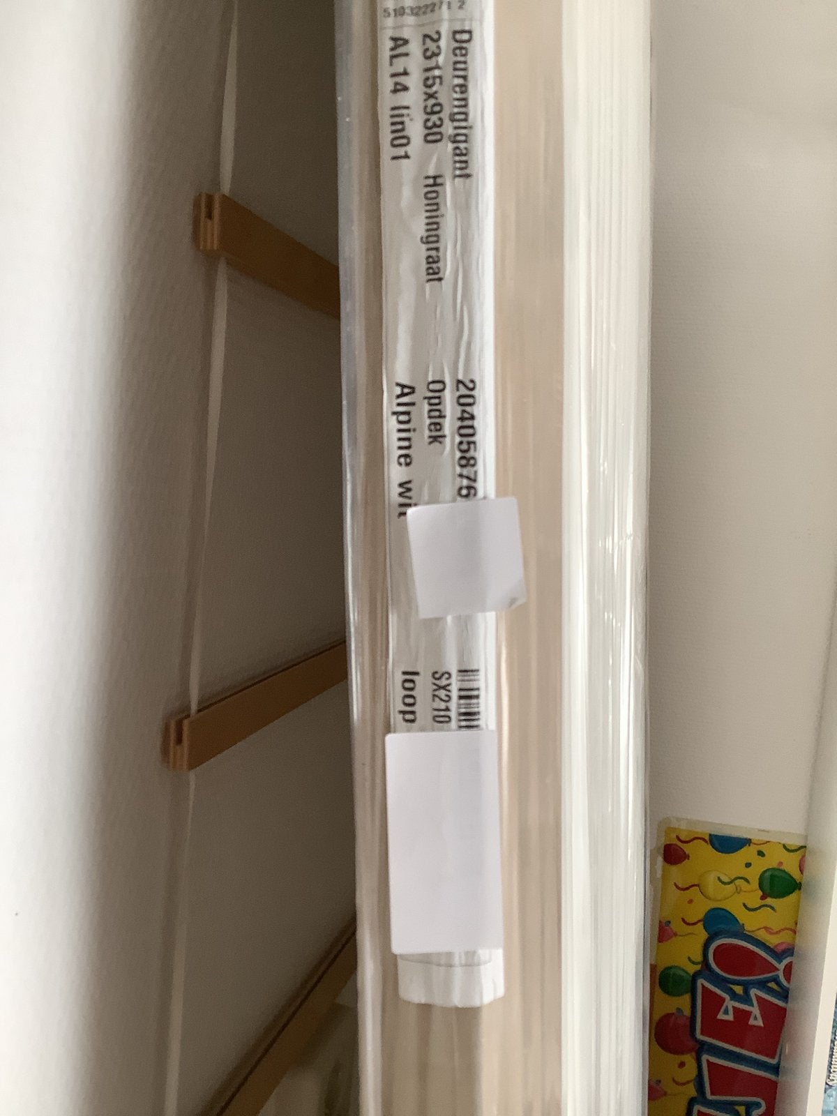 Binnendeur nieuw, Doe-het-zelf en Verbouw, Deuren en Horren, Nieuw, Binnendeur, 200 tot 215 cm, 80 tot 100 cm, Kunststof, Ophalen