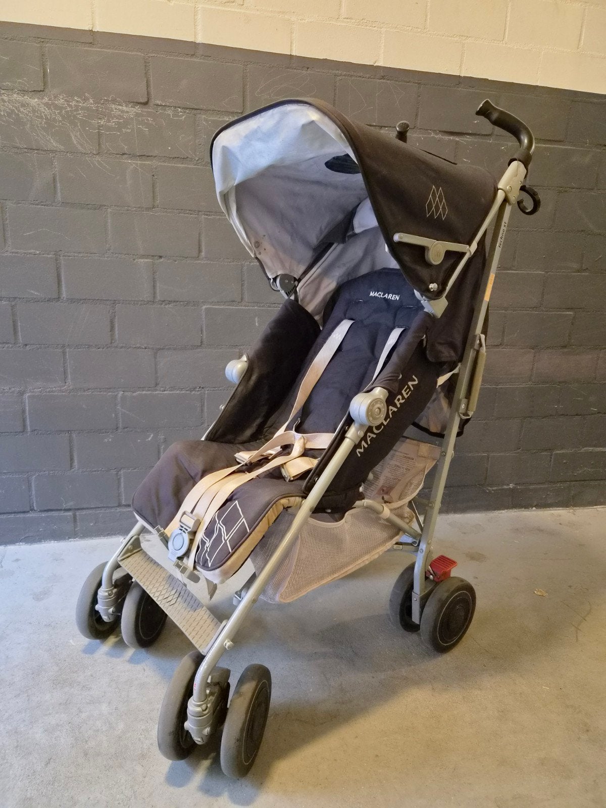 Maclaren Techno XT Buggy met regenhoes en grote wielen, Ophalen, Zo goed als nieuw, Maclaren, Regenhoes