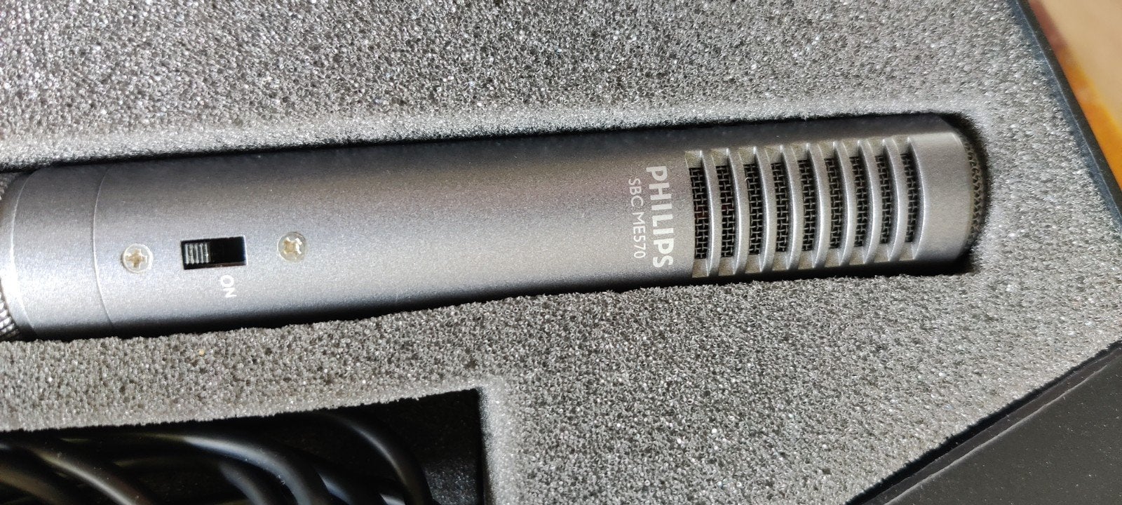 Philips SBC ME570 Electret microfoon met accessoires, Muziek en Instrumenten, Ophalen of Verzenden