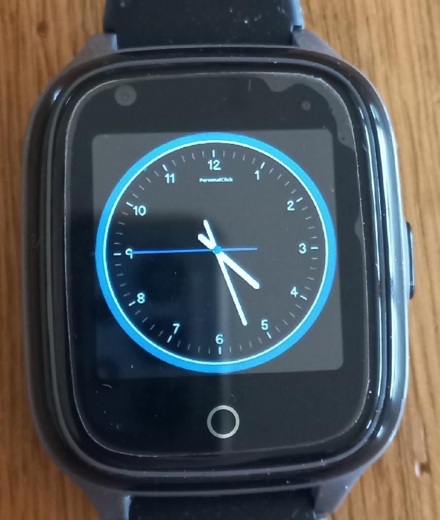 Te koop:Alarmhorloge ouderen 4G Deluxe incl. GPS+valdetectie, Zwart, Ophalen of Verzenden, Waterdicht, Android