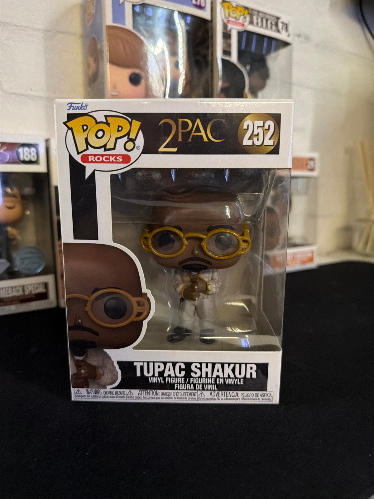 Funko Pop! Rocks 2PAC 252 Tupac Shakur Vinyl Figuur, Verzamelen, Ophalen of Verzenden, Nieuw
