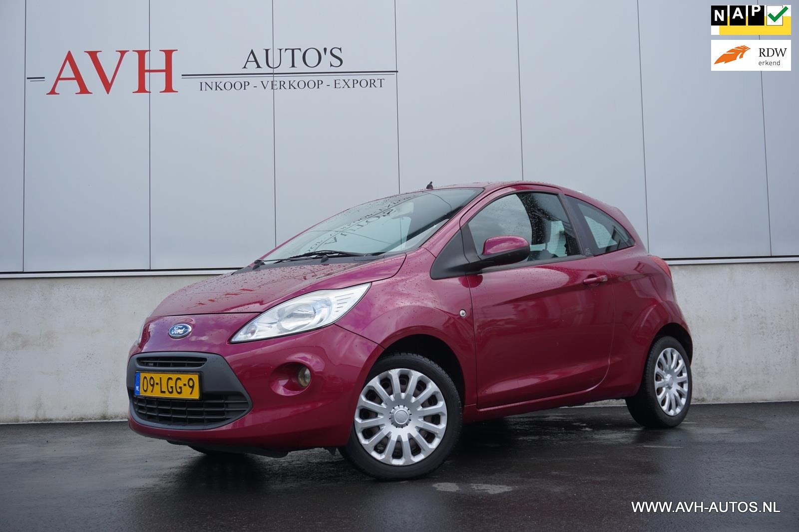 Ford Ka 1.2 Titanium, Auto's, Ford, Bedrijf, Te koop, Ka, ABS, Airbags, Airconditioning, Boordcomputer, Centrale vergrendeling