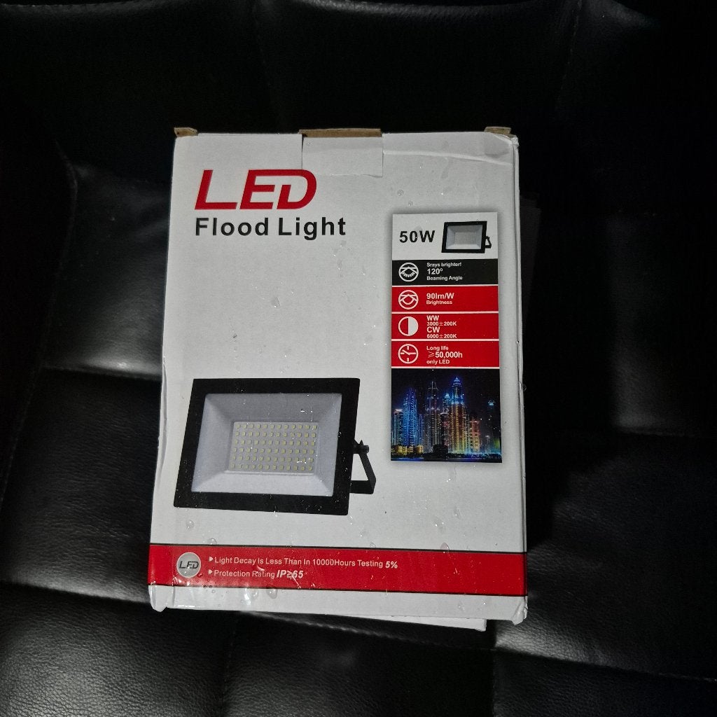 5 stuks Nieuwe LED Flood Light 50W - In doos, Tuin en Terras, Ophalen, Overige typen, Netvoeding, Led