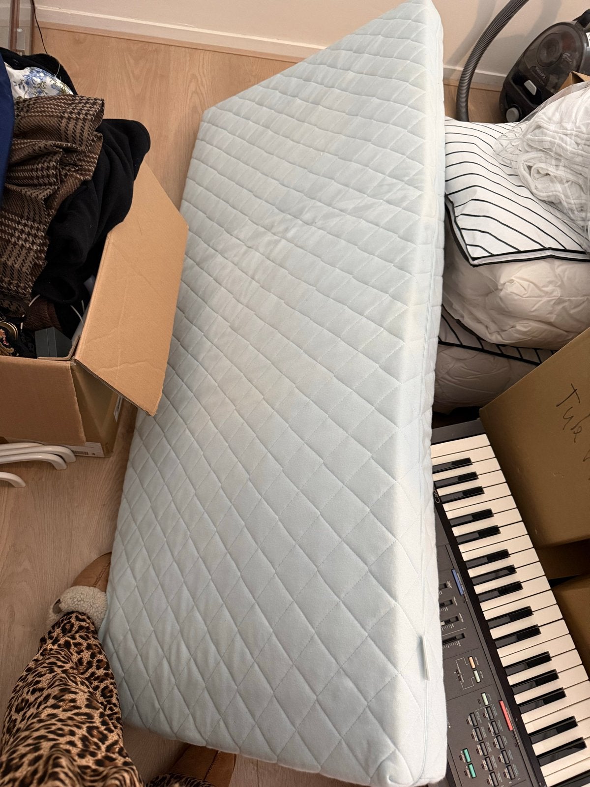 Gratis IKEA Peutermatrasje - Gebruikt, Ophalen, Gebruikt, 190 cm of minder, Matras