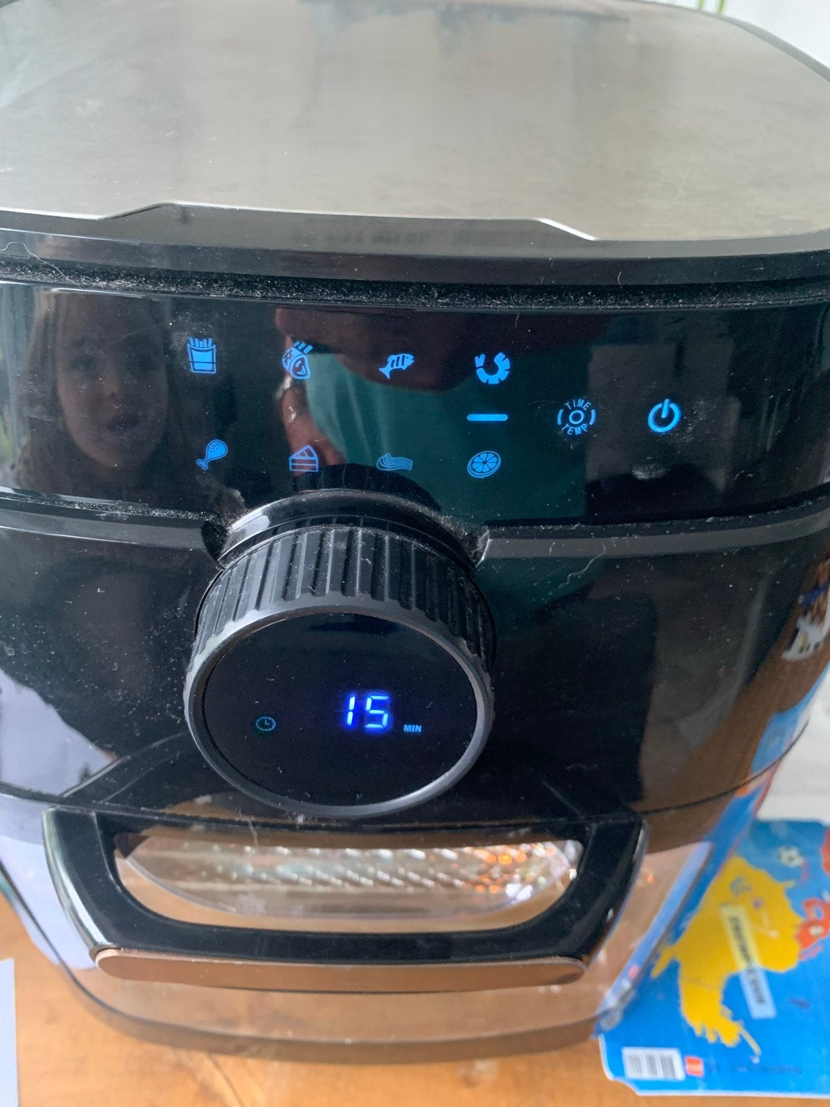 Buccan Airfryer Oven 12L - gebruikt, Ophalen, Gebruikt, Airfryer XXL, 1500 gram of meer