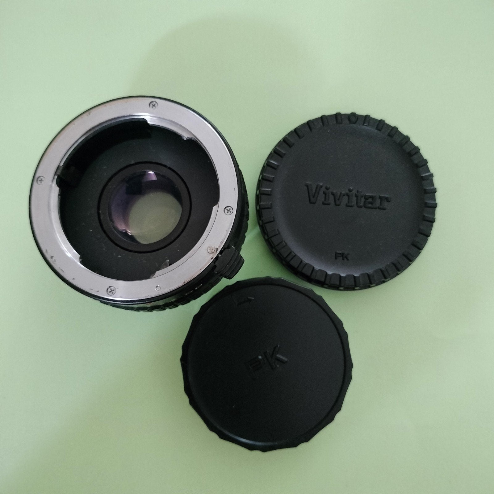 Pentax PK Vivitar converter automatic tele 2x-22, Ophalen of Verzenden, Zo goed als nieuw, Pentax K-mount, Voorzetlens/converter