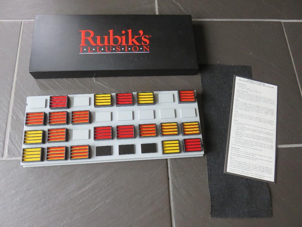 Rubik’s illusion, het spel met de spiegel. Mooi en compleet, Ophalen of Verzenden, Zo goed als nieuw