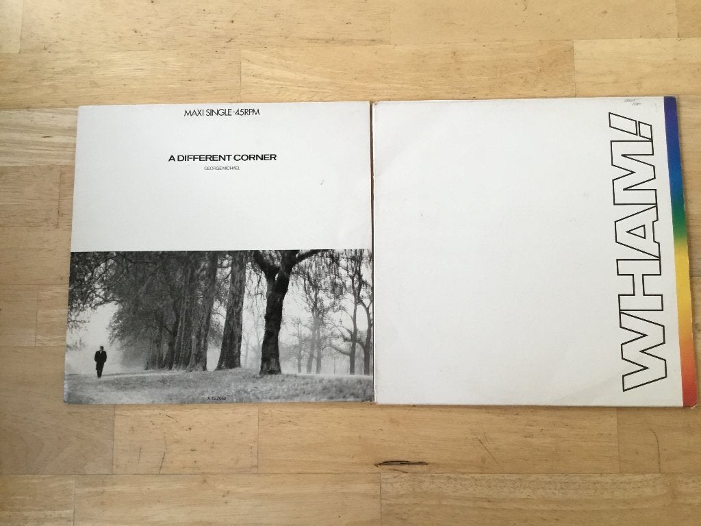 Elpee Wham en maxi single van George Michael, Ophalen of Verzenden, Gebruikt, Overige formaten, Poprock