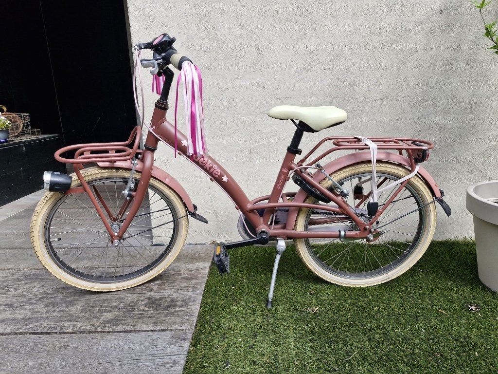 Loekie meisjes fiets, Ophalen, Terugtraprem, Loekie., Gebruikt