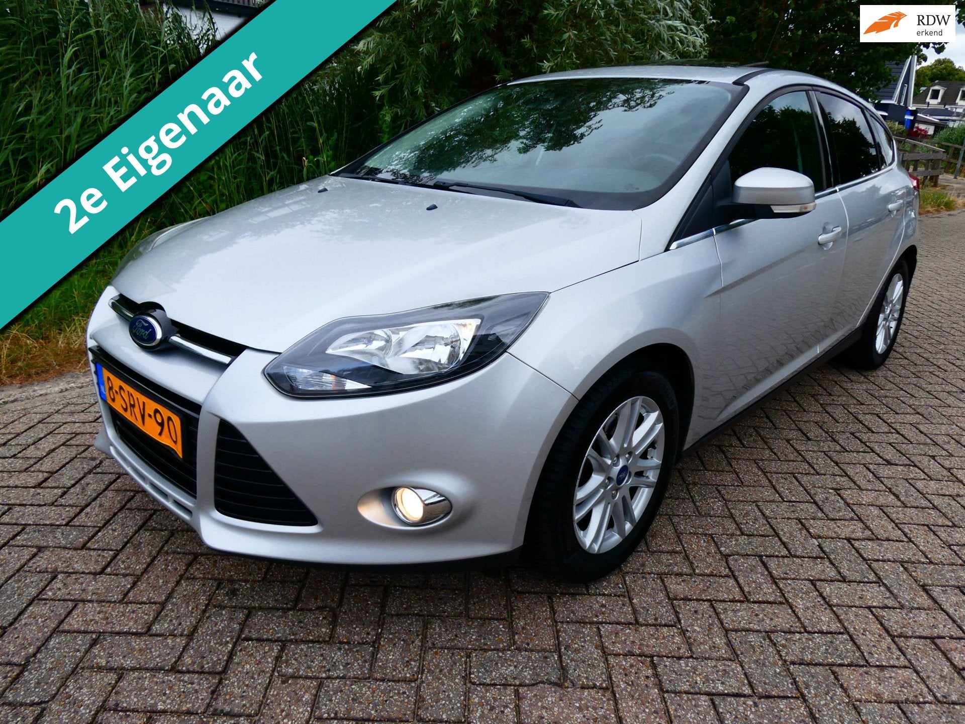 Ford Focus 1.6i 182pk 2e eig. Clima Navi Schuifdak Trekhaak, Auto's, Gebruikt, 4 cilinders, Leder en Stof, 665 kg