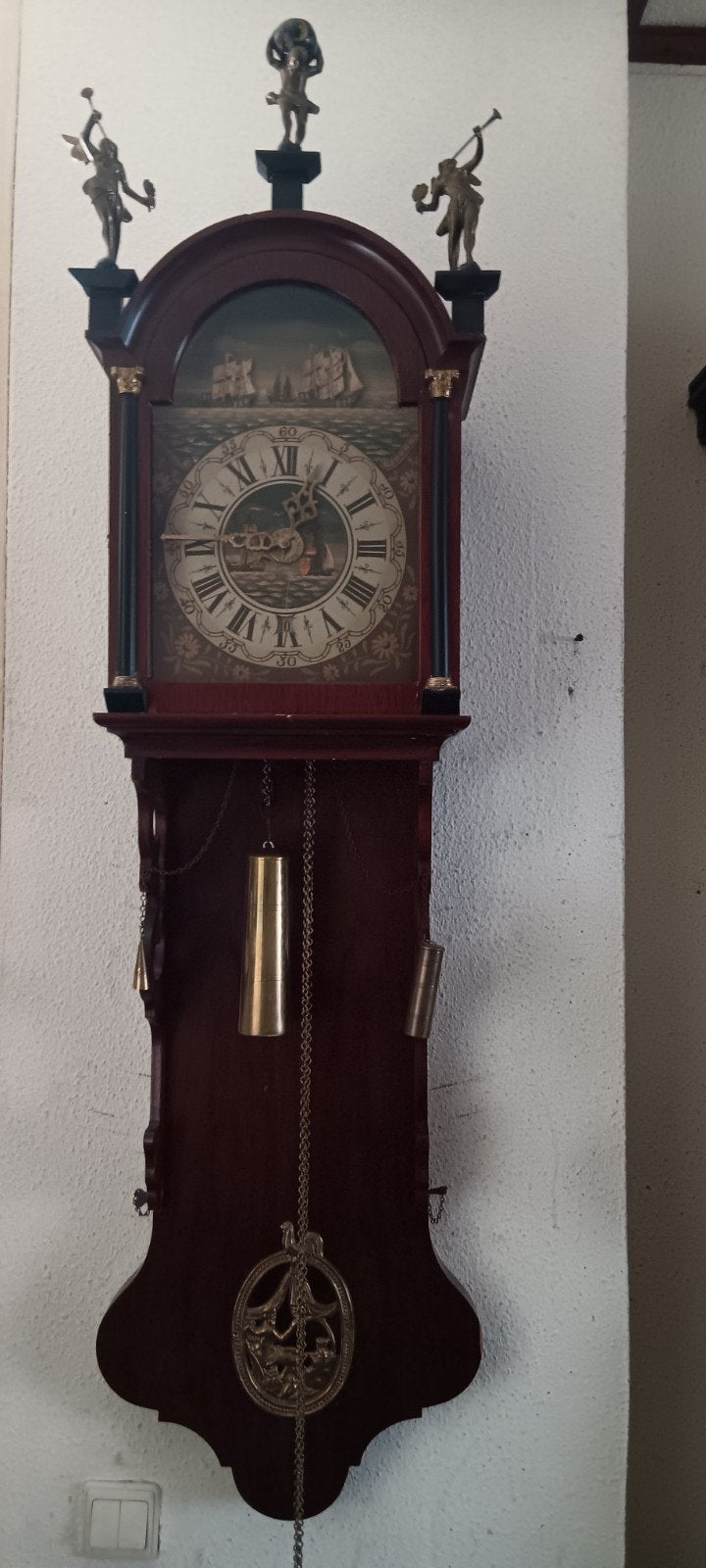 Te koop 3x friesse mechaniek en 1x staande klok zie foto s, Ophalen