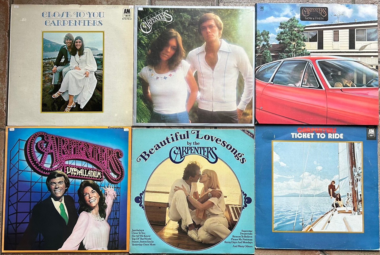 6 lp’s Carpenters, Ophalen of Verzenden, LP