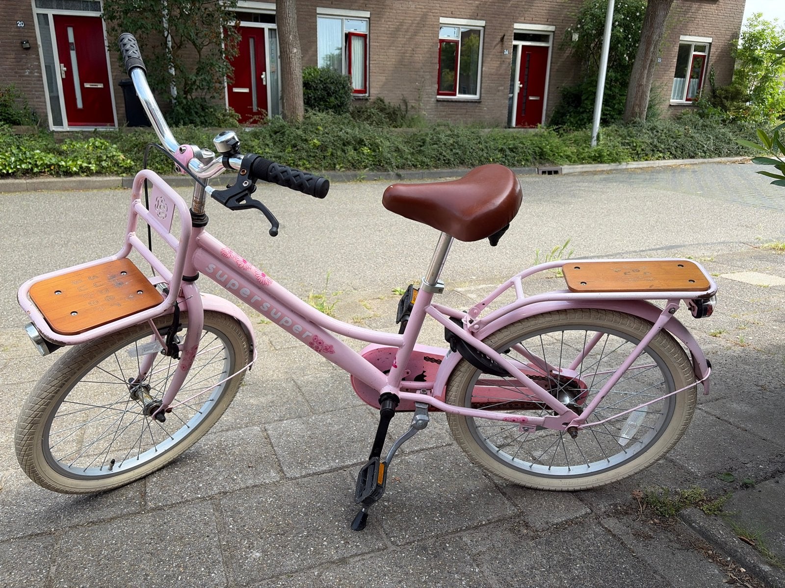 Supersuper Cooper Bamboo 20 inch kinderfiets, Fietsen en Brommers, Fietsen | Meisjes, Ophalen, Gebruikt, 20 inch