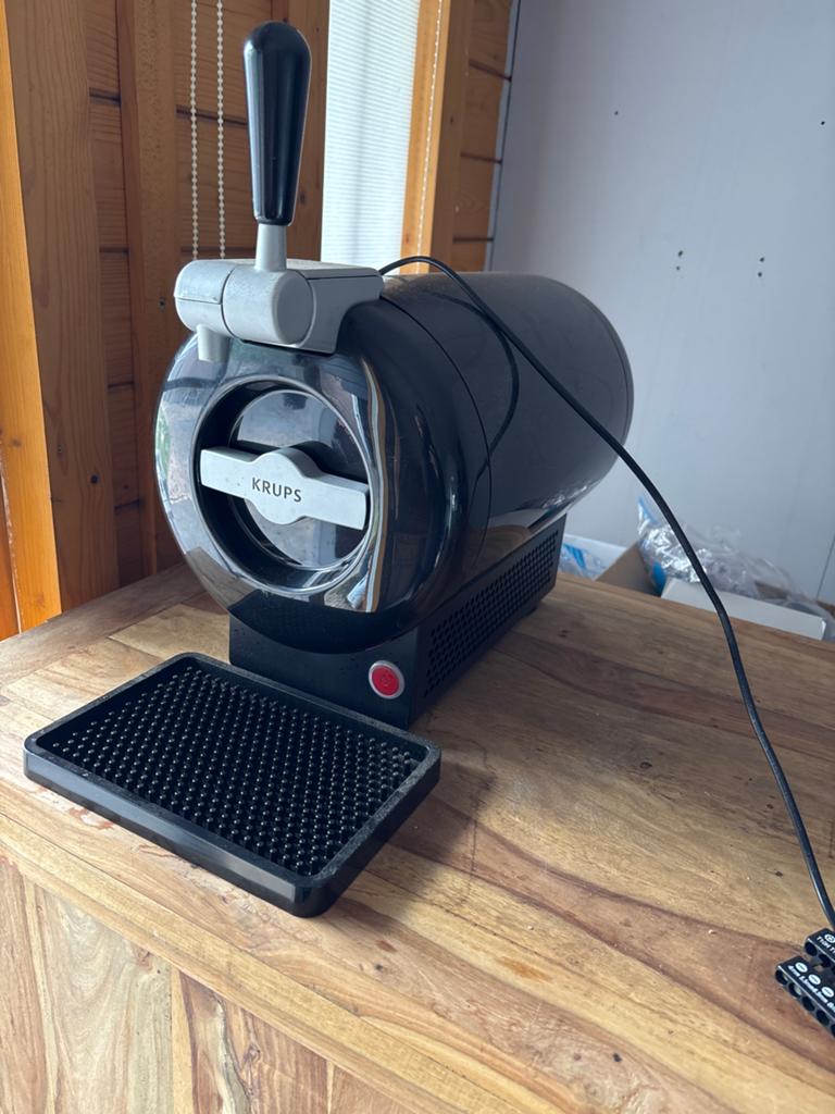 Krups The Sub Compact Bier Tap Machine - Perfect voor Thuis, Ophalen of Verzenden, Zo goed als nieuw, Krups