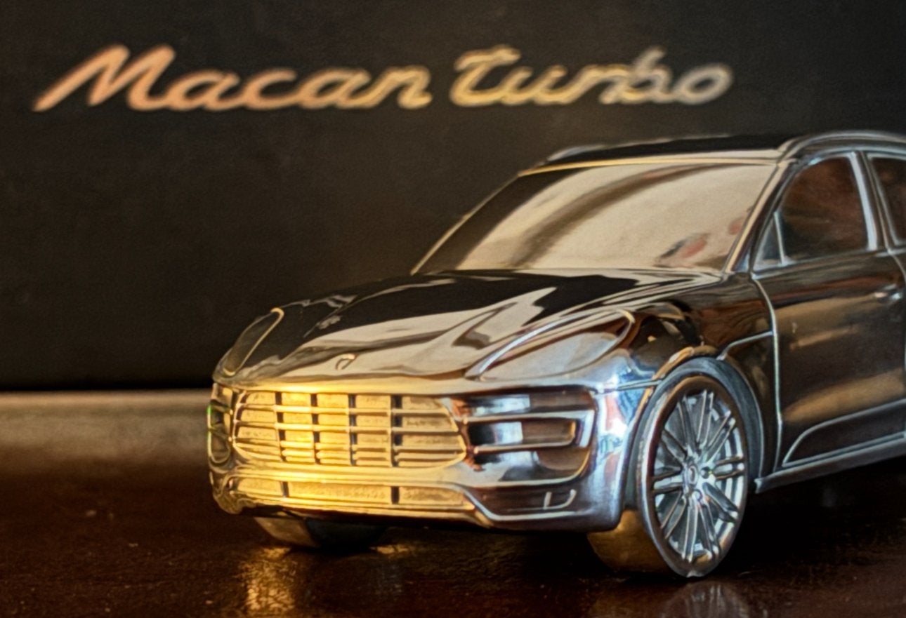 Porsche Macan Turbo – Limited Edition Presse-Papier, Ophalen of Verzenden, Nieuw, Auto, Overige merken