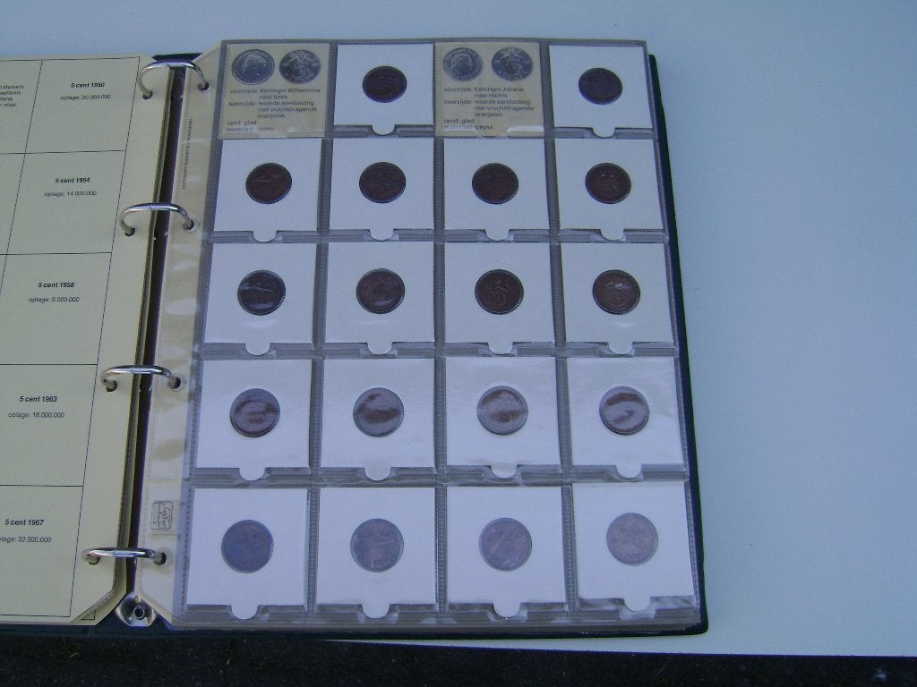 Complete set van 32 verschillende Juliana stuivers 1948-1980, Postzegels en Munten, Munten | Nederland, Ophalen of Verzenden, Koningin Juliana