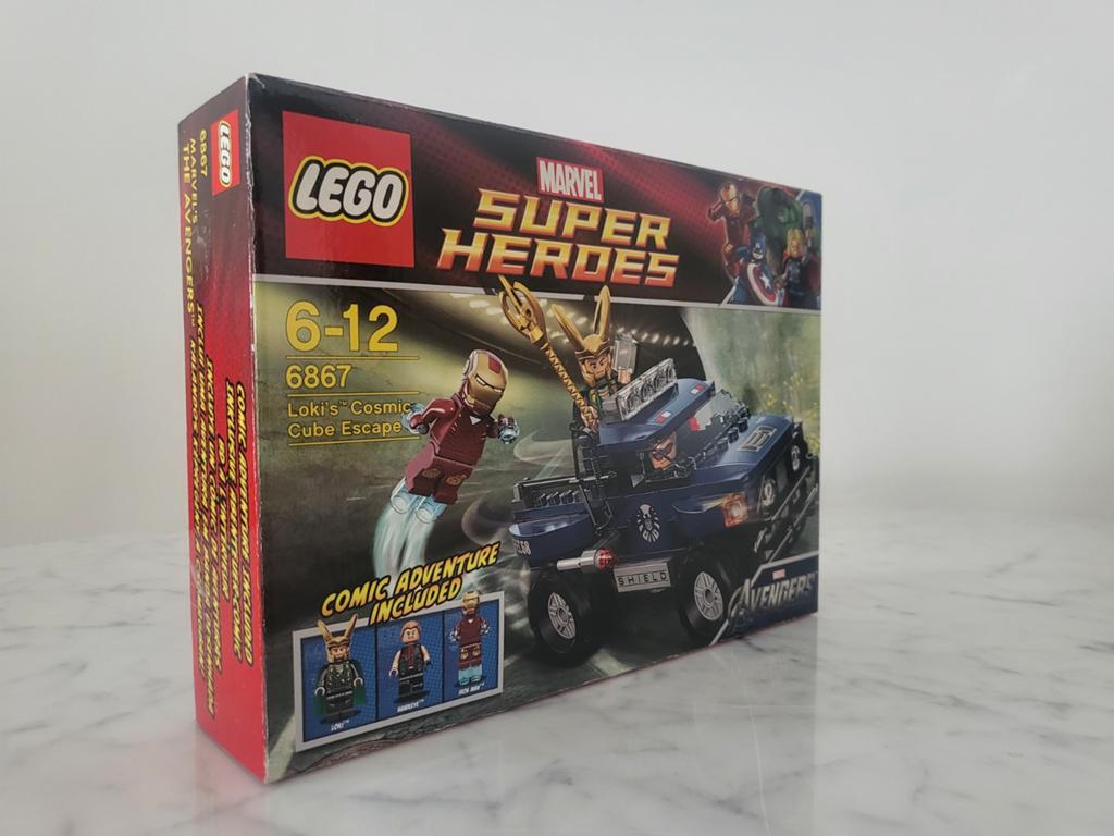 LEGO Marvel Super Heroes 6867 Loki's Cosmic Cube Escape, Gebruikt, Marvel, Lego, Ophalen of Verzenden