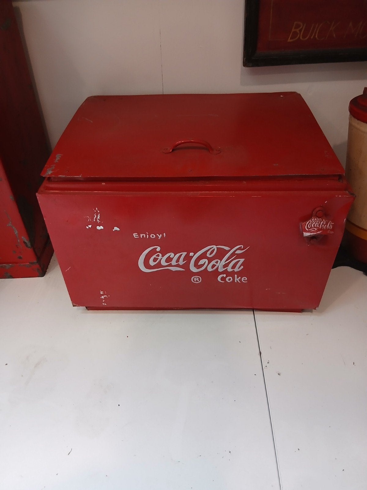 Te koop oude Coca Cola koelkast, Ophalen, Gebruikt