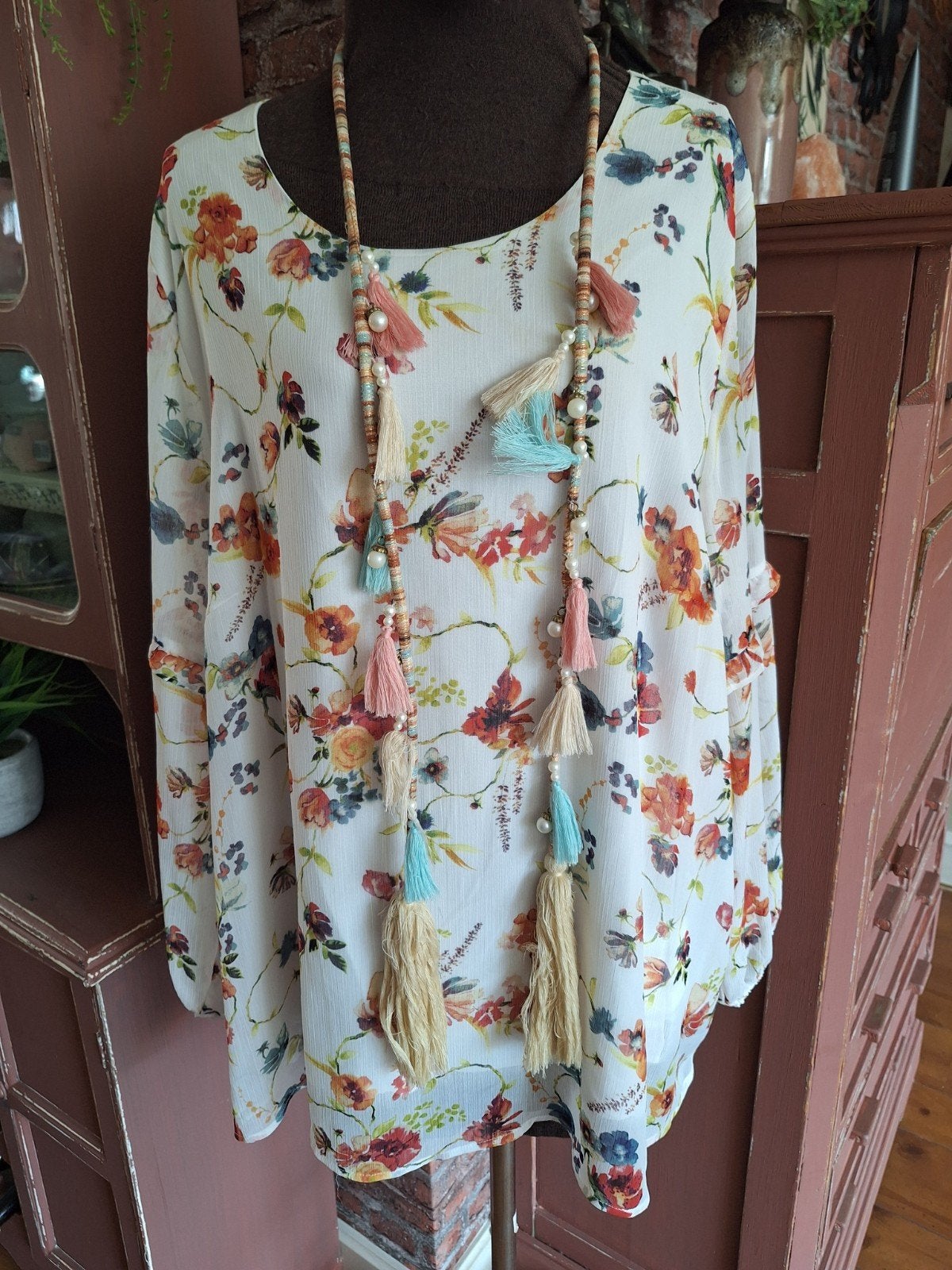 Voile tuniek zizzi xl 46 48 50 52, Ophalen of Verzenden, Zo goed als nieuw, Maat 46/48 (XL) of groter, Meerkleurig