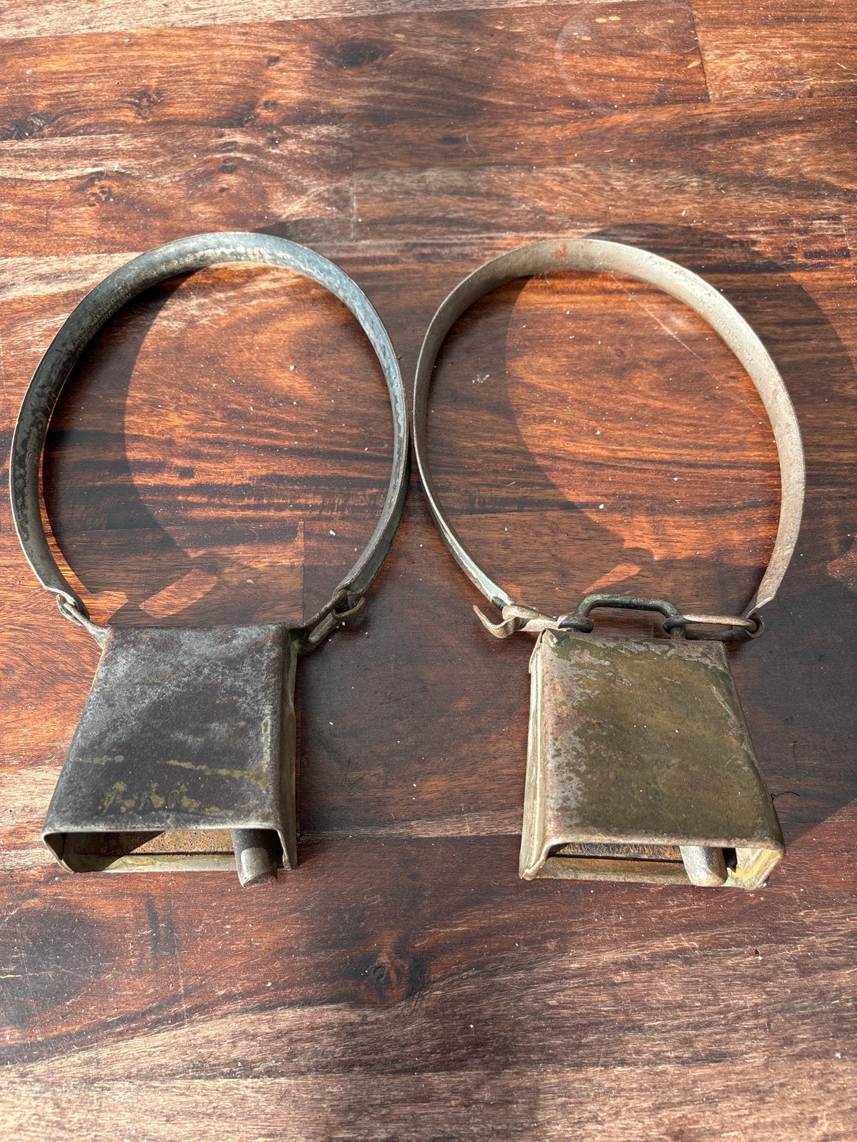 Antieke Koebellen met Halsband - Horstad Egge, Ophalen of Verzenden