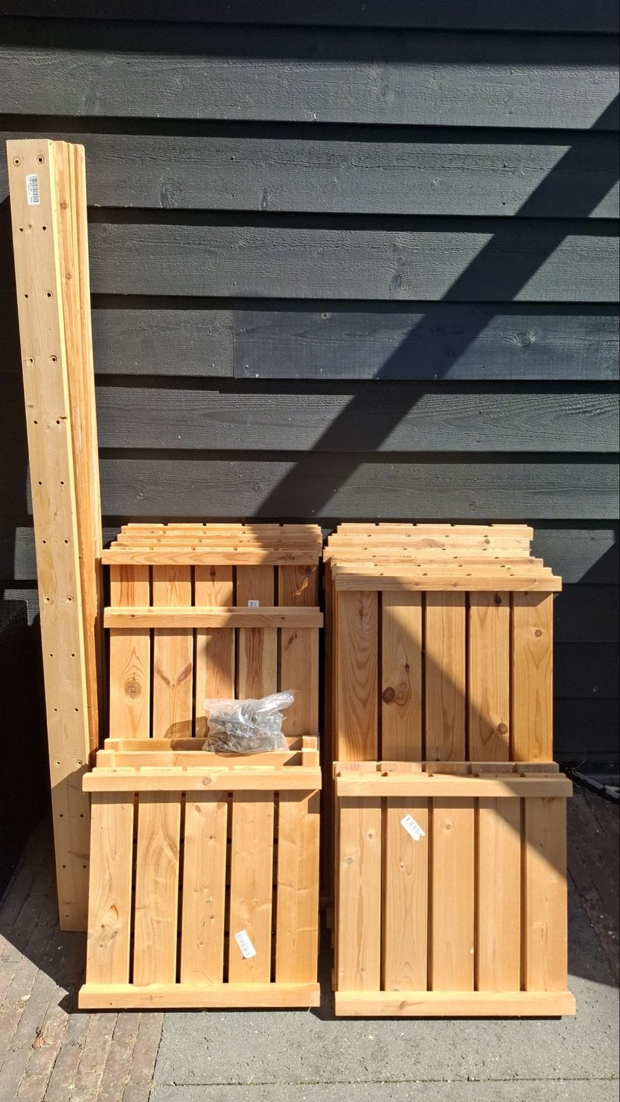 Zeer nette houten stellingkasten te koop., Ophalen, Zo goed als nieuw