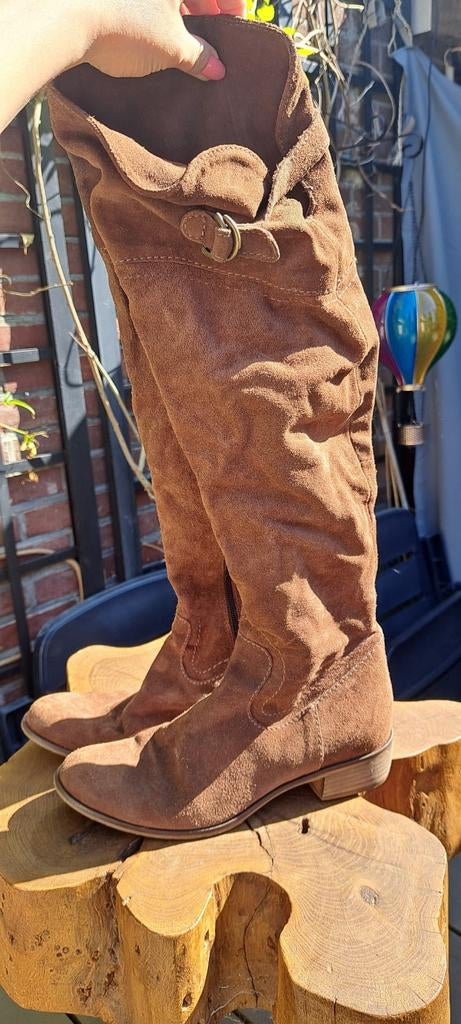 Lavorazione Artigiana laarzen/knielaarzen, Kleding | Dames, Schoenen, Zo goed als nieuw, Hoge laarzen, Zwart, Verzenden