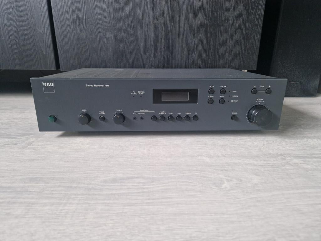NAD 710 vintage versterker/amplifier, getest en werkt, Ophalen of Verzenden, Minder dan 60 watt, Overige merken