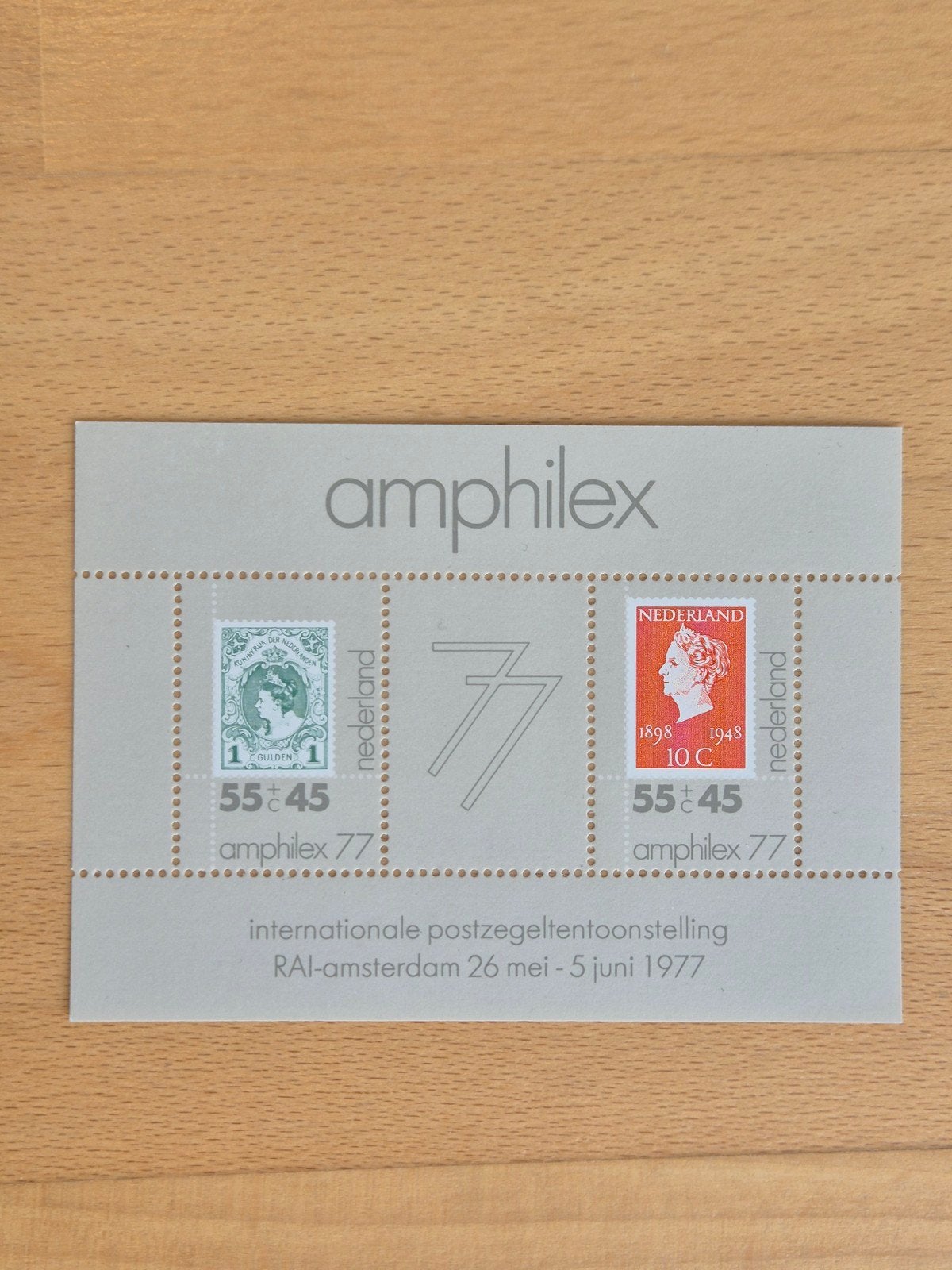 Nederland 1977 Amphilex'77, Ophalen of Verzenden, Na 1940, Postfris
