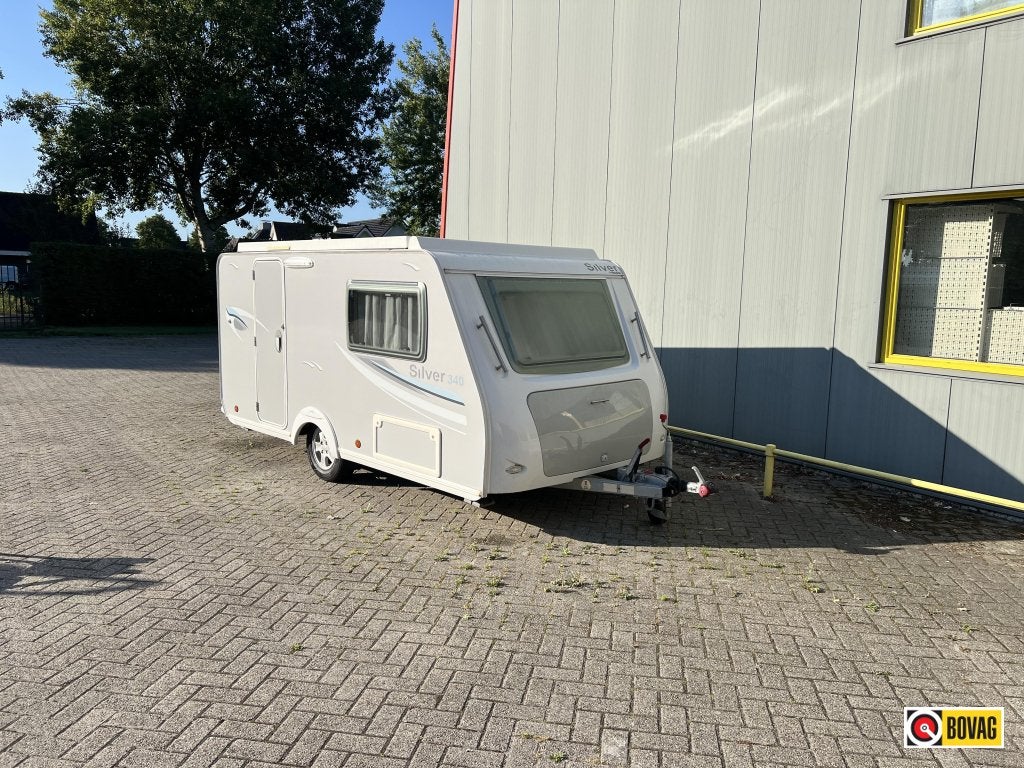 Trigano Silver 340 Vortex voortent, fietsenr, Caravans en Kamperen, Caravans, Standaardzit, Trigano, Bedrijf, Tot 4 meter