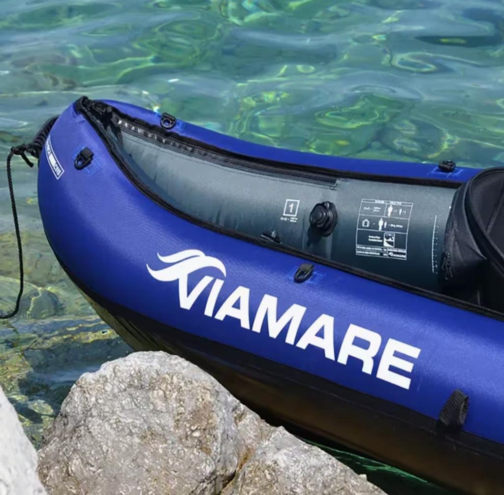 Kano - Viamare, zo goed als nieuw, slechts 1x gebruikt, Watersport en Boten, Ophalen, Kajak, Twee personen, Zo goed als nieuw