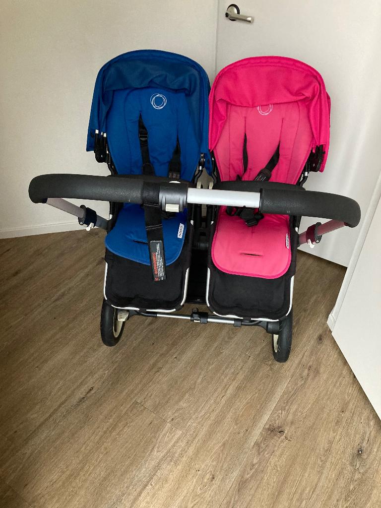 Bugaboo donkey twin, Ophalen, Gebruikt, Kinderwagen of Buggy