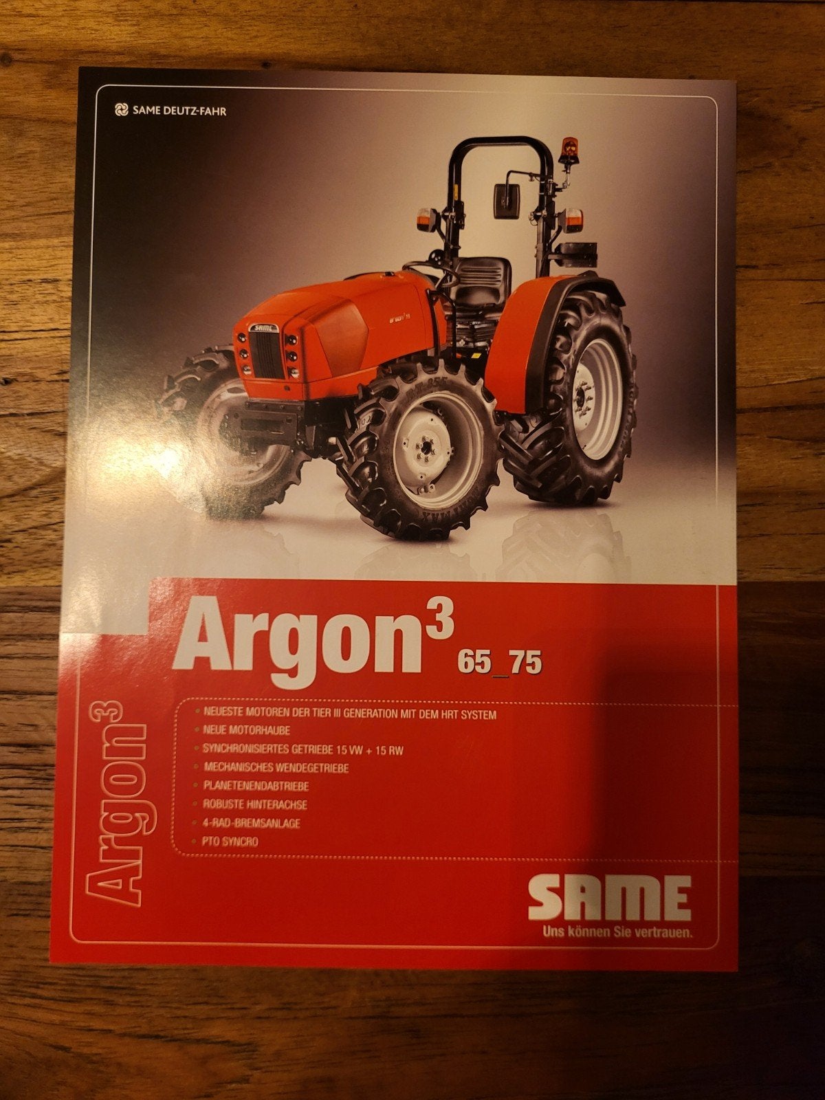 tractor folder Same Argon3, Ophalen of Verzenden