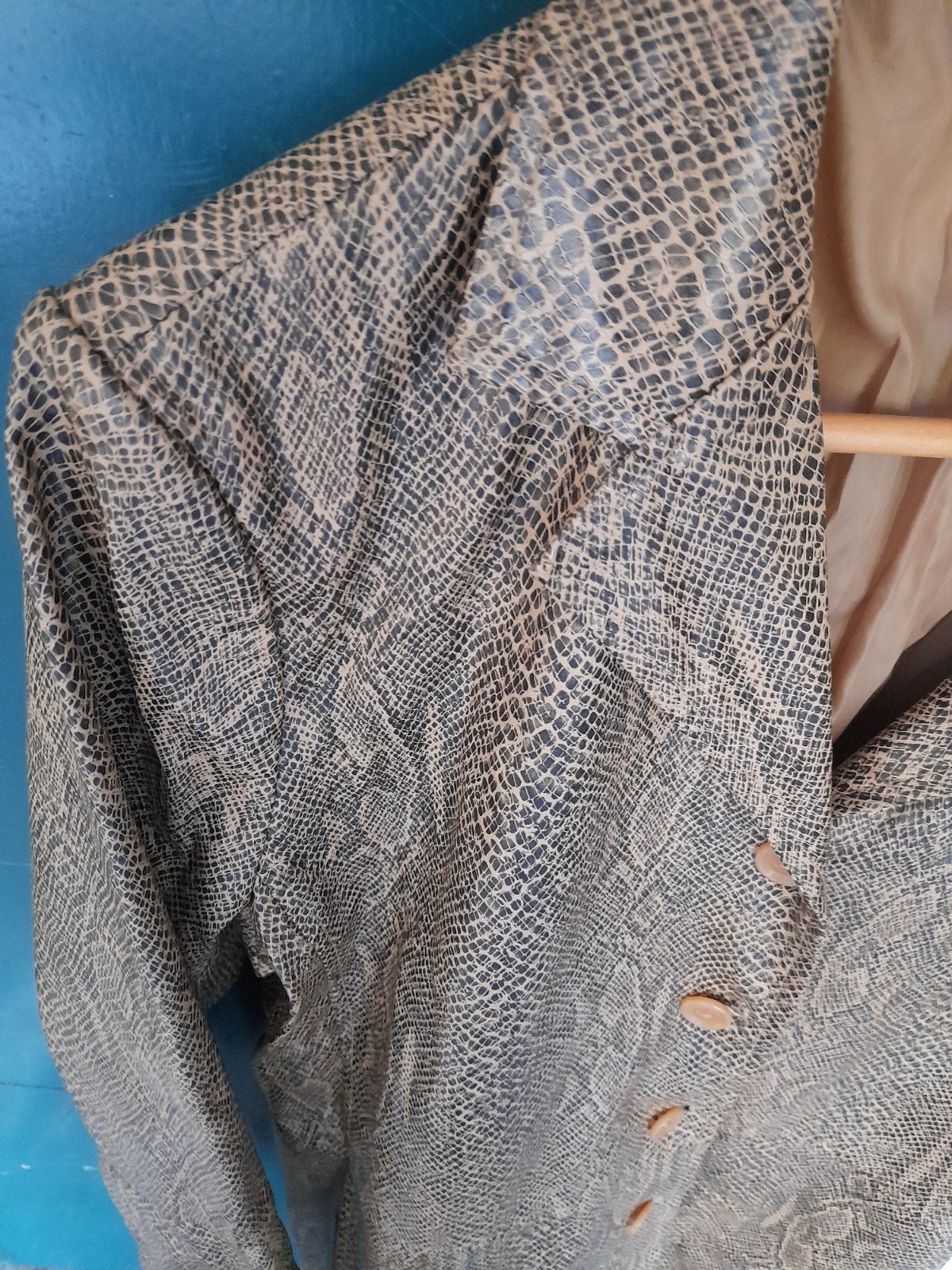 M&S Mode Slangenprint Blazer Maat M/40/42, Maat 38/40 (M), Bruin, Ophalen of Verzenden, M&S Mode