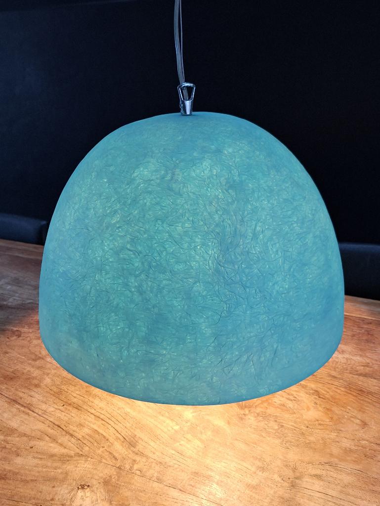 3st IN-ES.Artdesign H2o lampen hang-lamp Nebula aqua-blauw, Ophalen, Zo goed als nieuw, Overige materialen, Modern design