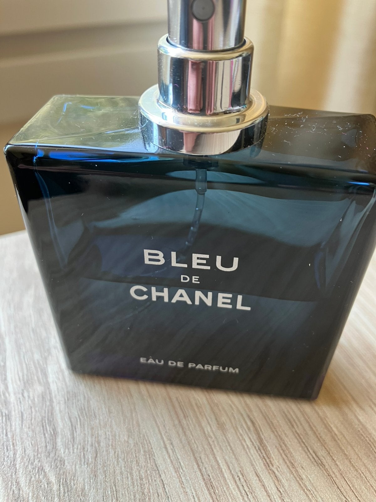 Bleu de Chanel eau de parfum (herengeur), Sieraden, Tassen en Uiterlijk, Uiterlijk | Parfum, Ophalen of Verzenden, Gebruikt