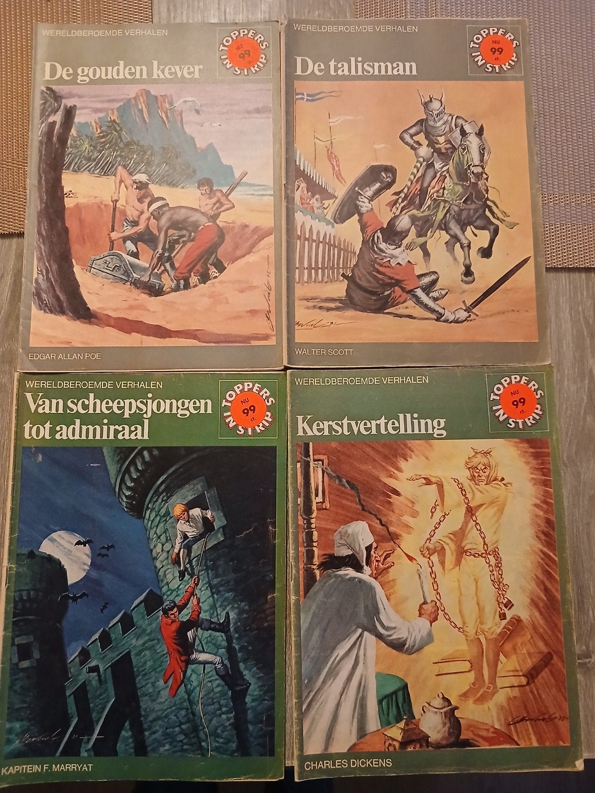 Wereldberoemde Verhalen Toppers in Strip - 16-delige set, Ophalen of Verzenden, Gelezen, Diverse Auteurs