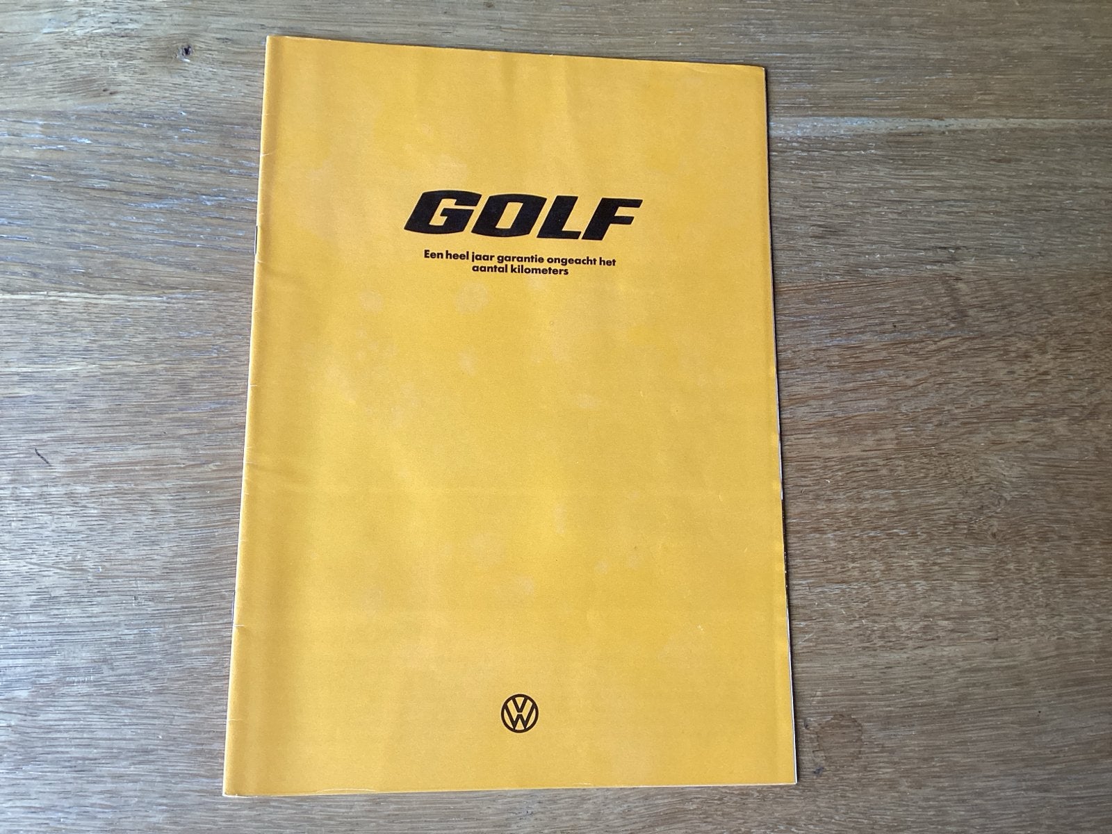 VW Golf 1 Brochure - 1976, Boeken, Ophalen of Verzenden, Gelezen, Volkswagen