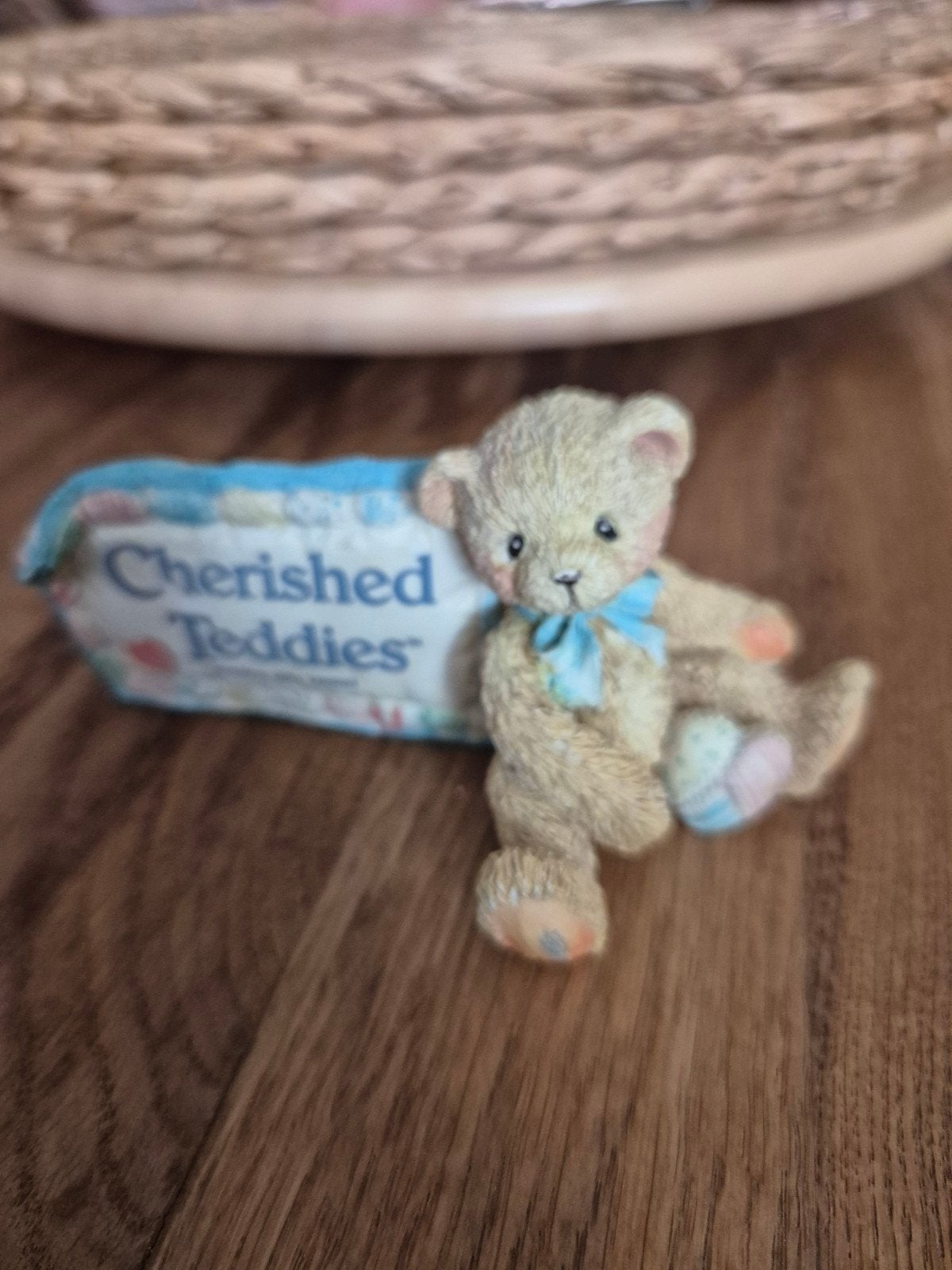 Cherished Teddies Beeldje - 1991 P. Hillman, Ophalen, Zo goed als nieuw, Beeldje, Cherished Teddies